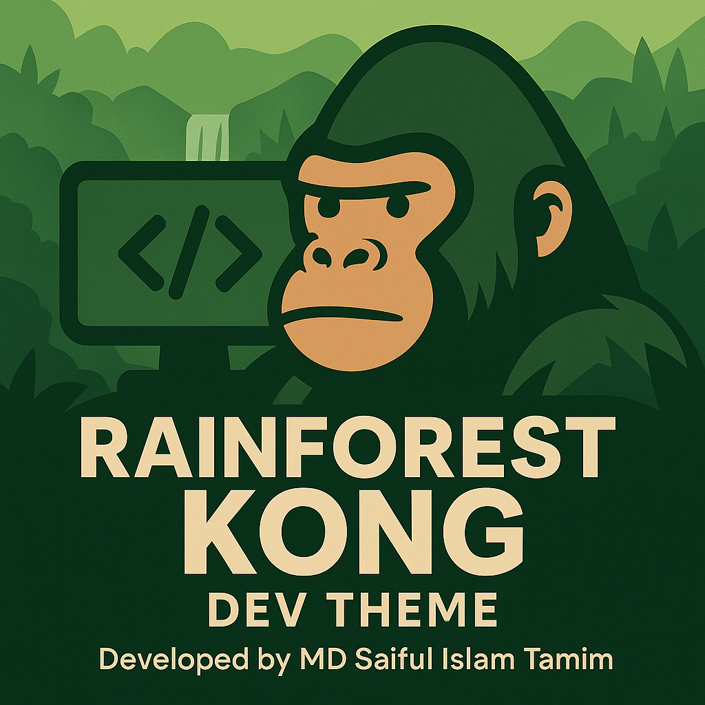 Rainforest Kong Dev Theme